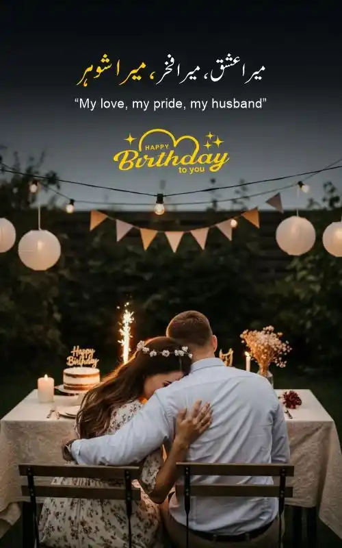 Birthday Quotes for Husband in Urdu & English – Express Your Heart with Love